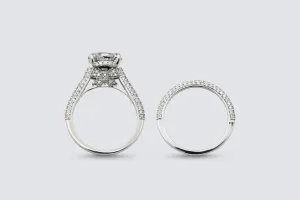 9ct White Gold Diamond Engagement Ring & Wedding Band Set 2.00ct