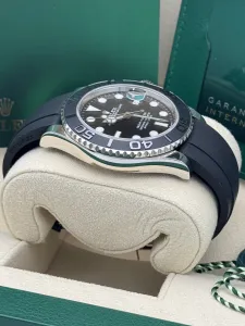 Rolex Yacht-Master 42 White Gold Oysterflex Bracelet Black Ceramic Bezel 226659 2021