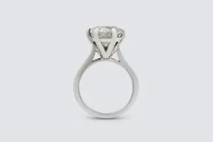 Platinum Diamond Solitaire Ring 5.07ct