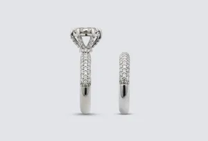 9ct White Gold Diamond Engagement Ring & Wedding Band Set 2.00ct