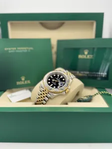 Rolex GMT-Master II 40mm Stainless Steel & Yellow Gold jubilee bracelet 126713GRNR 2023