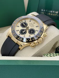 Rolex Daytona 40mm Yellow Gold Oysterflex 116518LN 2021