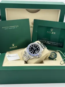 Rolex GMT-Master II 40mm Stainless Steel Oyster Bracelet 126710BLNR 2022