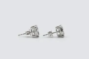 9ct White Gold Diamond Stud Earrings 4.12ct