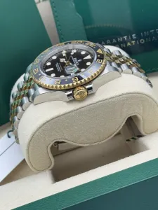 Rolex GMT-Master II 40mm Stainless Steel & Yellow Gold jubilee bracelet 126713GRNR 2023