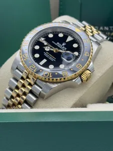Rolex GMT-Master II 40mm Stainless Steel & Yellow Gold jubilee bracelet 126713GRNR 2023
