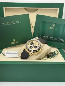 Rolex Daytona 40mm Yellow Gold Oysterflex 116518LN 2021