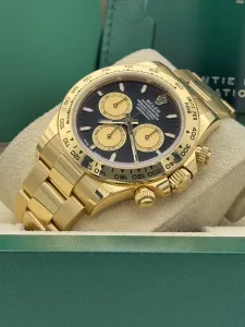 Rolex Daytona 40mm Yellow Gold Oyster 2017