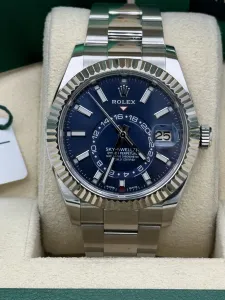 Rolex Sky-Dweller 42mm Stainless Steel & White Gold Oyster Bracelet 326934 2020