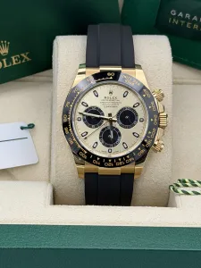 Rolex Daytona 40mm Yellow Gold Oysterflex 116518LN 2021